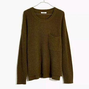 Madewell Thompson Pocket Pullover Sweater Size XS